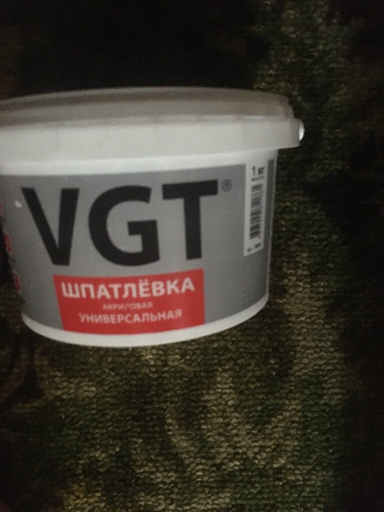 Шпаклевка vgt акриловая универсальная характеристики