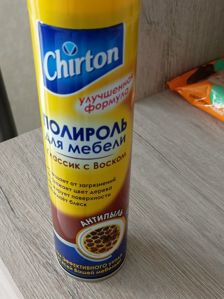 Chirton полироль для мебели с воском