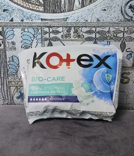 Прокладки женские Kotex, Bio-Care, ночные, 6 шт, 9426151 - фото 4 от пользователя