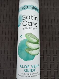 Гель для бритья женский, Satin Care, Алоэ вера, для чувствительной кожи, 200 мл, 0050012074 - фото 5 от пользователя