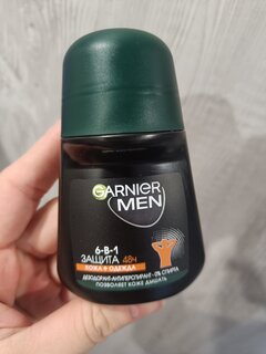 Дезодорант Garnier, Очищающая Моринга, для мужчин, ролик, 50 мл - фото 4 от пользователя