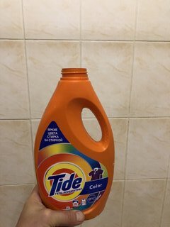 Гель для стирки Tide, 1.235 л, для цветного белья, Color - фото 1 от пользователя