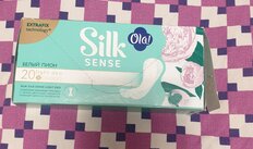 Прокладки женские Ola, Silk sense light Белый пион, ежедневные, 20 шт, стринг-мультиформ - фото 6 от пользователя