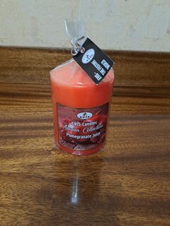 Свеча ароматическая, 10х7 см, цилиндр, Evis, Pomegranate Juice, 24 0072 8171 08 34 - фото 3 от пользователя