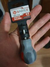 Отвертка крестовая, Bartex, PH2, 2х38 мм, антискользящая двухкомпонентная, CrV сталь, K0029N - фото 7 от пользователя