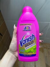 Чистящее средство Vanish, Gold 3в1 Extra Hygiene, для чистки ковров, антибактериальное, 450 мл - фото 7 от пользователя