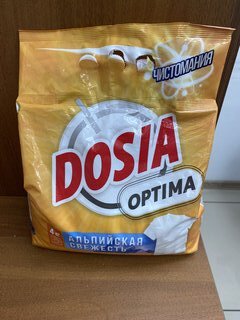 Стиральный порошок Dosia, 4 кг, автомат, для цветного белья, Optima Color - фото 1 от пользователя