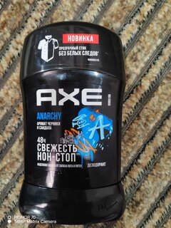 Дезодорант Axe, Anarchy, для мужчин, стик, 50 мл - фото 7 от пользователя