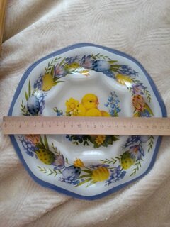 Блюдо стекло, для яиц, круглое, 21 см, Цыплята, Daniks - фото 9 от пользователя