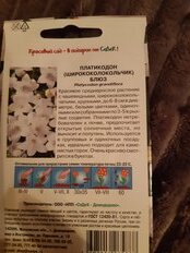 Семена Цветы, Платикодон, Блюз, 0.1 г, цветная упаковка, Седек - фото 7 от пользователя