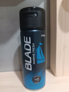 Дезодорант BLADE, Marine Fresh, для мужчин, спрей, 150 мл - фото 3 от пользователя