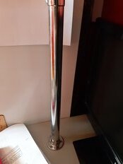 Труба для опоры 60х710 мм, верхнее крепление площадка, хром, 312042 - фото 2 от пользователя