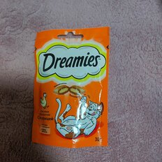 Корм для животных Dreamies, 30 г, для кошек, лакомство, курица, 52761 - фото 2 от пользователя