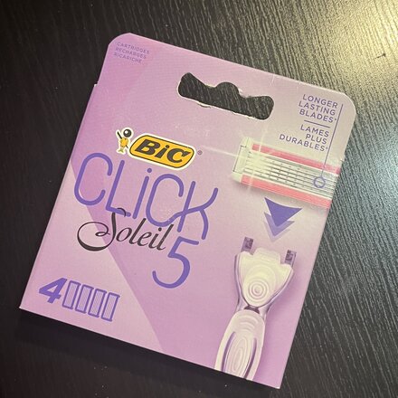 Сменные кассеты для бритв Bic, Click 5 Soleil, для женщин, 5 лезвий, 4 шт, 503711 - фото 4 от пользователя