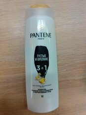 Шампунь бальзам-ополаскиватель Pantene Pro-V, Густые и крепкие, для тонких волос, 360 мл - фото 3 от пользователя