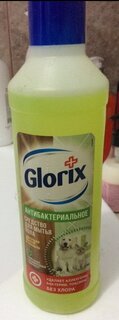 Средство для мытья полов Glorix, Яблоневый цвет и ландыш, 1 л, 67940122/67047411 - фото 1 от пользователя