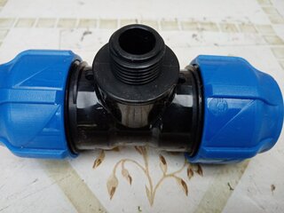 ПНД тройник 32-32х1/2&quot;, наружная резьба, переходной, Valfex - фото 1 от пользователя
