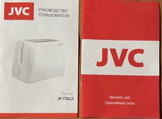 Тостер JVC, JK-TS622, пластик, 700 Вт, 2 тоста, механический, белый - фото 3 от пользователя