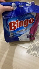 Стиральный порошок Bingo, 2 кг, автомат, универсальный, для белого и цветного белья - фото 4 от пользователя