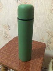 Термос нержавеющая сталь, 0.75 л, Daniks, Verde, колба нержавеющая сталь, зеленый, SL-75Z-5615C-soft - фото 2 от пользователя