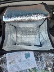 Термосумка 8 л, 18х22х27 см, полиэстер, серо-голубая, UV-006/2 - фото 4 от пользователя