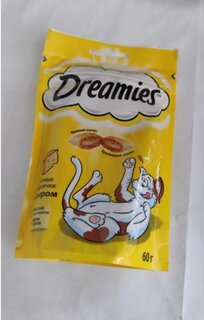 Корм для животных Dreamies, 60 г, для кошек, лакомство, с сыром, 52354 - фото 5 от пользователя