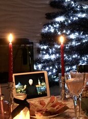 Свеча декоративная, 22х2.1 см, стержень, винтовая, 2 шт, бордовая, Bartek Candles, Barok - фото 4 от пользователя