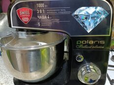 Миксер стационарный, Polaris, PKM 1002, 4 л, 1000 Вт, 5 скоростей, черный - фото 6 от пользователя