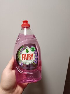 Средство для мытья посуды Fairy, Pure &amp; Clean Лаванда и Розмарин, 450 мл - фото 1 от пользователя