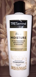 Кондиционер для сухих волос, TRESemme, Rich Moisture Увлажняющий, 400 мл - фото 3 от пользователя