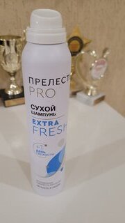 Сухой шампунь Прелесть Professional, Extra Fresh, для всех типов волос, 200 мл - фото 1 от пользователя