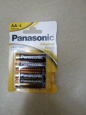 Батарейка Panasonic, АА (LR06, LR6), Alkaline Power, алкалиновая, 1.5 В, блистер, 4 шт - фото 9 от пользователя