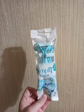 Станок для бритья Gillette, Simply Venus2, для женщин, 2 лезвия, 2 шт, одноразовые - фото 2 от пользователя