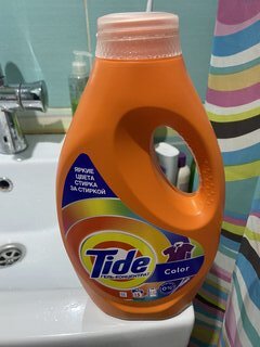 Гель для стирки Tide, 0.975 л, для цветного белья, Color - фото 4 от пользователя