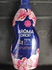 Гель для стирки Aroma Drop, 1 л, универсальный, Цветочный микс 2в1 - фото 9 от пользователя