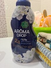 Гель для стирки Aroma Drop, 1 л, универсальный, Жасмин и Ветивер 2в1 - фото 9 от пользователя