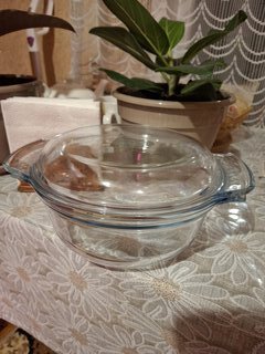 Кастрюля стекло, 2 л, с крышкой, стекло жаропрочное, Pyrex, 108A000N - фото 2 от пользователя