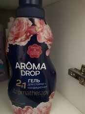 Гель для стирки Aroma Drop, 1 л, универсальный, Цветочный микс 2в1 - фото 1 от пользователя