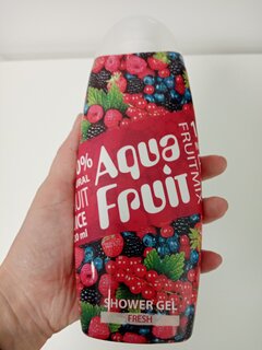 Гель для душа Aquafruit, Active Fresh Фруктовый микс, 420 мл - фото 4 от пользователя