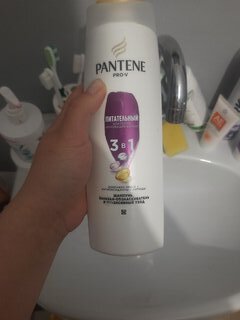 Шампунь Pantene Pro-V, 3в1 Интенсивный уход, для сухих и поврежденных волос, 360 мл, бальзам-ополаскиватель - фото 8 от пользователя