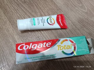 Зубная паста Colgate, Total 12, 75 мл, профессиональная чистка гель, CN05045A - фото 3 от пользователя