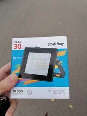 Прожектор светодиодный Smartbuy, FL SMD LIGHT, 30 Вт, 6500 К, черный, SBL-FLLight-30-65K - фото 1 от пользователя