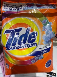 Стиральный порошок Tide, 3 кг, автомат, для цветного белья, Color 2 в 1 - фото 6 от пользователя