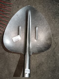 Лопата рельсовая сталь, 1.5х320х360х360 мм, щебеночная, S504-3, без черенка - фото 2 от пользователя