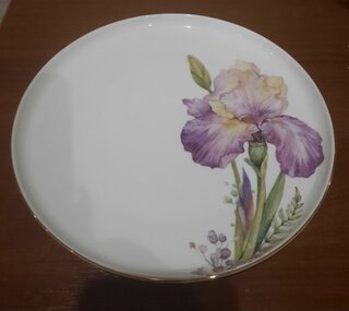 Тарелка обеденная, фарфор, 2 шт, 23 см, круглая, Irises, Lefard, 590-349 - фото 4 от пользователя