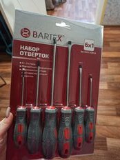 Набор отверток 6 предметов, Bartex, PH 0,1,2/ SL 3,5,6, антискользящая двухкомпонентная, CrV сталь, SCDFS-6 - фото 1 от пользователя