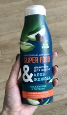 Шампунь Fito Superfood, Алоэ и жожоба, увлажнение и питание, 250 мл - фото 7 от пользователя