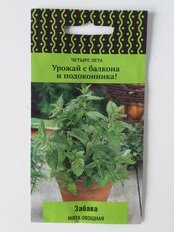 Семена Мята, Овощная Забава, 20 шт, Четыре лета, цветная упаковка, Поиск - фото 1 от пользователя