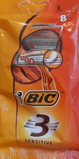 Станок для бритья Bic, Sensitive, для мужчин, 3 лезвия, 8 шт, одноразовые, 872874 - фото 4 от пользователя