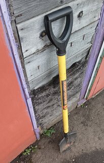 Лопата штыковая, сталь, 1.5х180х330х1180 мм, черенок металлический, с рукояткой, Инструм-Агро, 030227 - фото 4 от пользователя